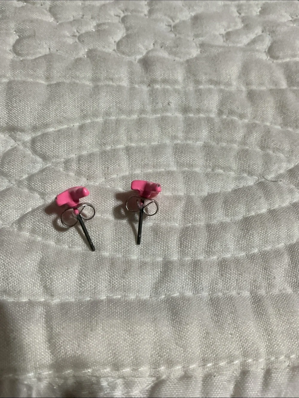 Pink Bubble Tea Stud Earrings for Kids